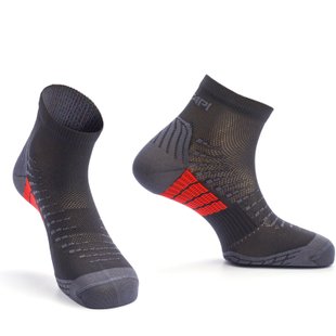 Термошкарпетки Accapi Running UltraLight, Black/Red, 34-36 (ACC H1308.908-0)