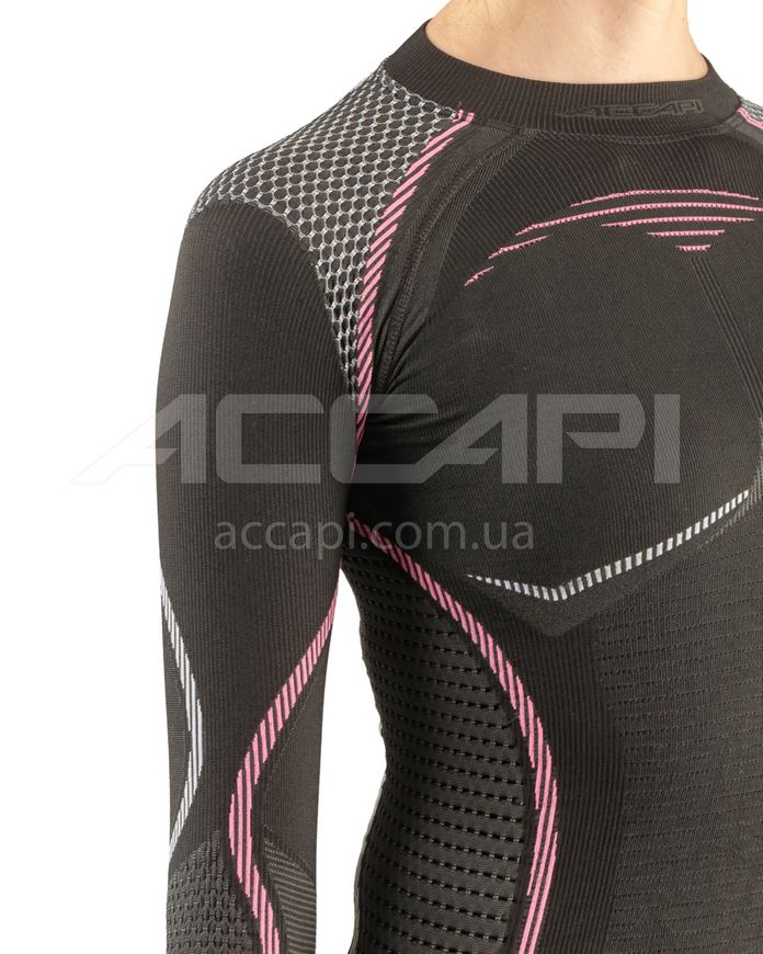 Термофутболка жіноча Accapi Ergoracing, Black/Pink, р.M/L (ACC A760.932-ML)