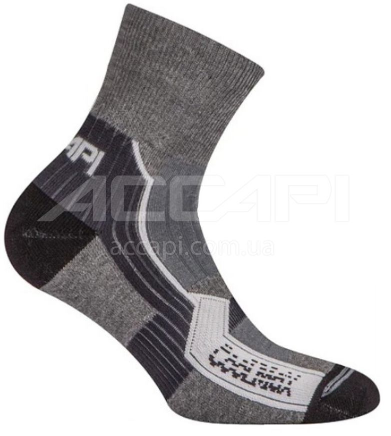 Термошкарпетки Accapi Hiking Quarter, Grey/Black, 34-36 (ACC H0722.6199-0)