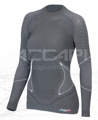 Термофутболка з довгим рукавом жіноча Accapi X-Country, Anthracite, XL/XXL (ACC А651.966-X2X)