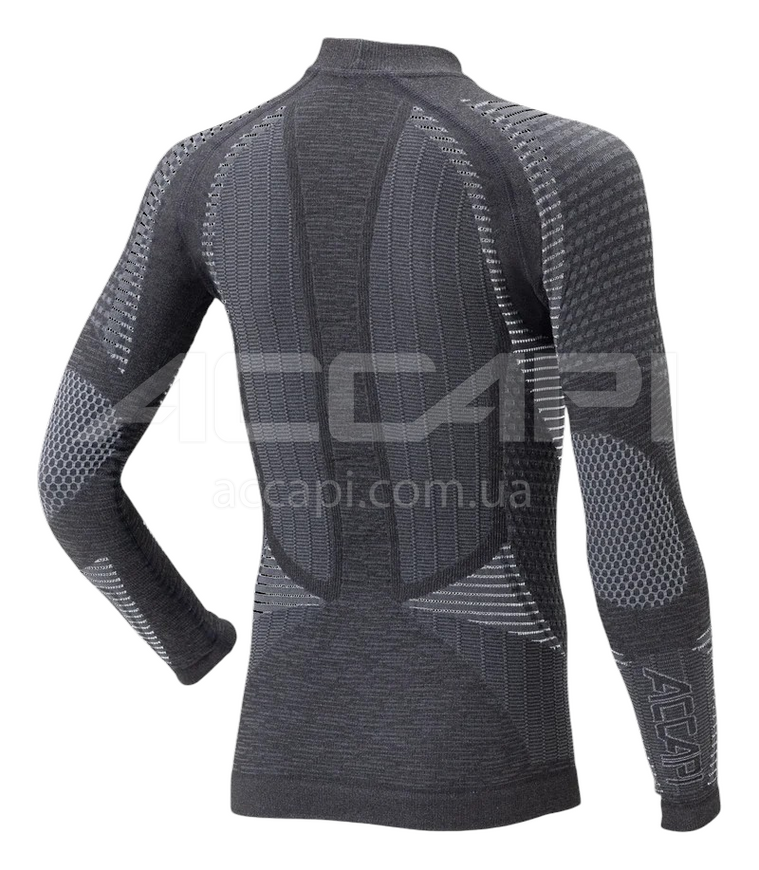Термофутболка з довгим рукавом дитяча Accapi Ergoracing 2025, Black/Anthracite, 125/140 (ACC AА991.9966-XXS)