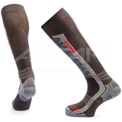 Термоноски Accapi Ski Competition, Black/Grey, 39-41 (ACC H0905.961-II)